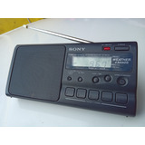 Radio Portatil Digital Sony Icf-m 350v Am Fm Tecsun Motobras