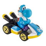 Yoshi Light Blue Standard Kart Mario Kart Hot Wheel