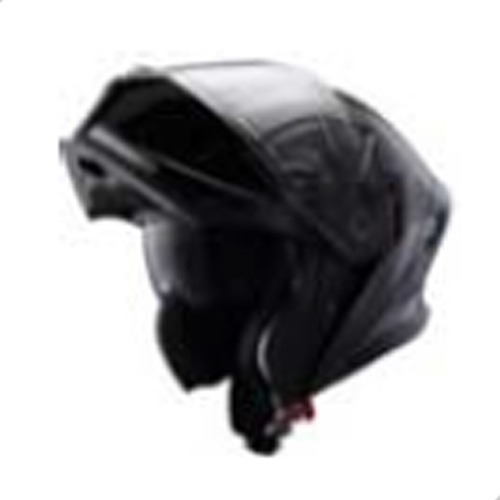 Casco Abatible Dot Ir-195 Luchador Led Negro Brillo Talla L