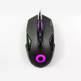 Mouse Gamer Aureox Fireforce 3200dpi 8 Botones Rgb Negro