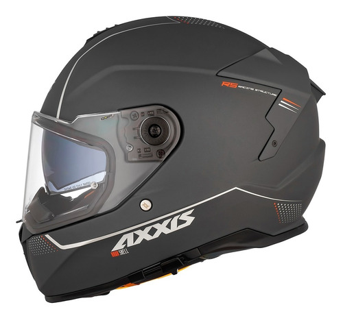 Casco Moto Axxis Hawk Sv Solid By Mt Helmets Doble Visor Md!