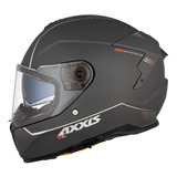 Casco Moto Axxis Hawk Sv Solid By Mt Helmets Doble Visor Md!