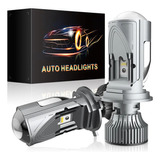 Faros Led M01h Lens H4 80w Para Coche Y Motocicleta