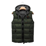 Chaleco Invierno Hombre Reversible Algodón Plumón