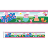 Kit5 Faixa Decorativa Quarto Infantil Papel Parede Peppa Pig