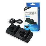 Cargador Base Doble Joystick Ps4 Dock Mini + Cable Slim Pro