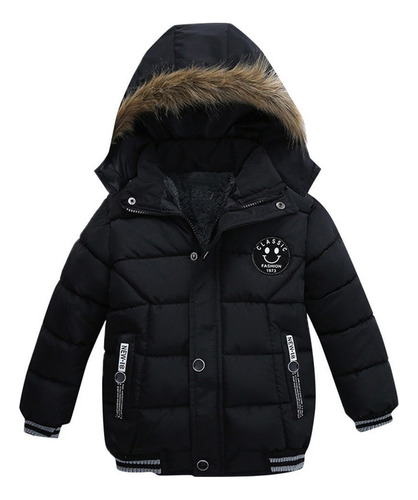 Chaqueta Para Niños Coats A107, Cálida, Con Capucha, Para Ni