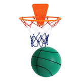 Baloncesto Silencioso Con Aro, Pelota Verde Talla 5