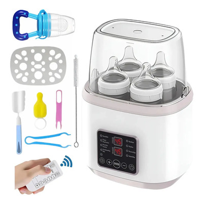 Esterilizador Calentador De Biberones Utieer® 8 En 1 Para Bebé Seguro Eficiente Practico Eléctrico Con Termostato Para Mamilas Leche Materna O Formula Incluye Kit De Limpieza Y Chupetes Para Alimentos | Envío gratis