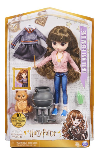 Muñeca Wizarding World Harry Potter Hermione +3