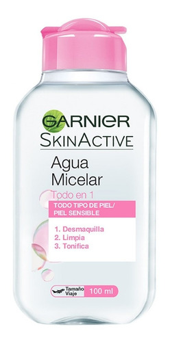 Agua Micelar Garnier Skin Active Mini Todo En 1 100ml
