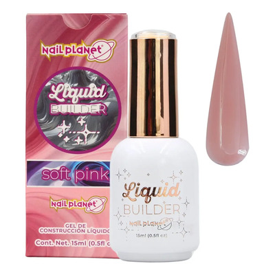 Gel De Construcción Líquido 15ml, Elige Color. Nail Planet Color Soft Pink | MercadoLibre