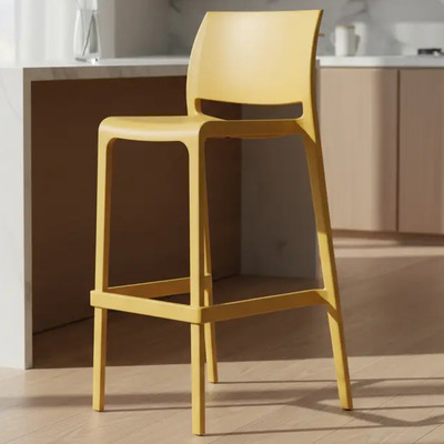 Banco Para Barra Lagoon Sensilla 7211b, Set De 2, 75 Cm Acabado De La Estructura Liso Color Ámbar