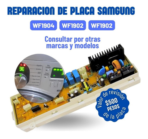 Placa Samsung Wf1702 Reparación