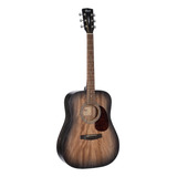 Guitarra Acustica Cort Earth 60 M Caoba Optb Funda - Plus