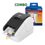 Combo Impresora Etiquetas Brother Ql800 + Dk2205 | Symnet