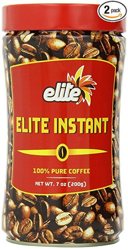 Elite Café Instantáneo De Estaño, Latas De 7 Onzas (paquete 