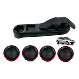 Kit Difusor Ar Vermelho Vw Gol G5 G6 + Prolongador C/ Coifa