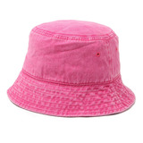 Piluso Sombrero Bucket Hat Hombre Mujer Gastado Algodón