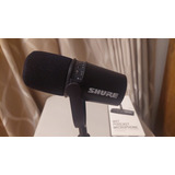  Micrófono Shure Mv7 Podcast + Base De Escritorio Gator F...