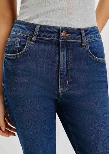 Calça Jeans Feminina Cintura Alta Flare Petit Hering