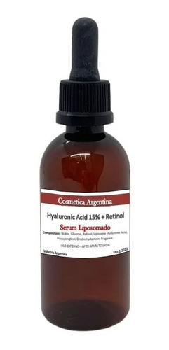 Retinol + Acido Hialuronico Gel Serum Facial Antiage Arrugas