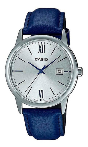 Reloj Casio Hombre Mtp-v002l-2b3udf Relojesymas