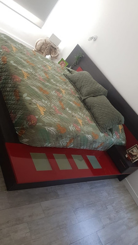 Cama Box Estilo Japones Con Luz