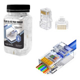Conector Rj45 Cat6 Passthrough Bote Con 100 Plugs  Linkedpro