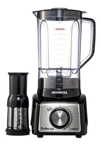 Liquidificador Mondial Turbo Black L1000 3 Litro 1000w  