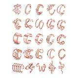 Fasacco 25pcs Ear Cuff Para Mujer Clip Sin Perforación En De