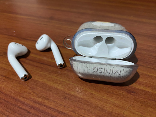 Apple AirPods Segunda Generación Estuche Carga Color Blanco