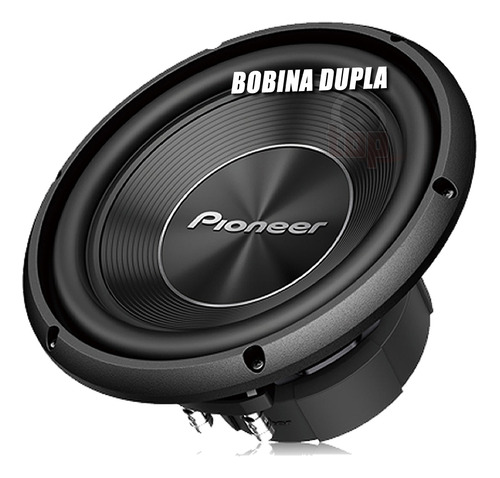 Alto Falante Pioneer 10p 400w Ts-a250 D4 1300w Bobina Dupla 