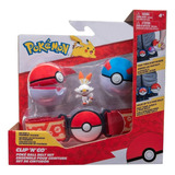 Pokemon Clip N Go Scorbunny Set Cinturon + Pokeball