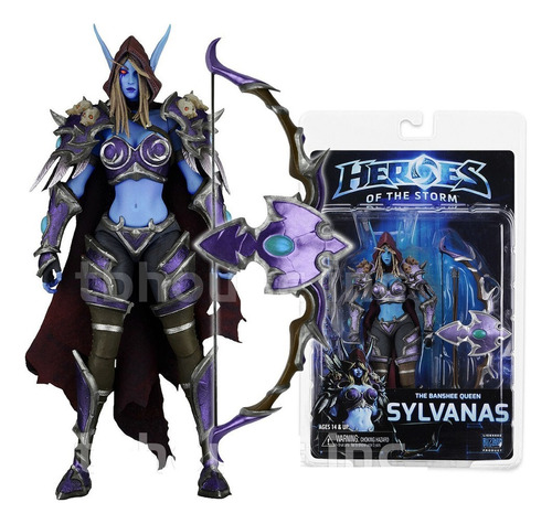 Sylvanas Windrunner Wow World Of Warcraft Figura Neca Heroes