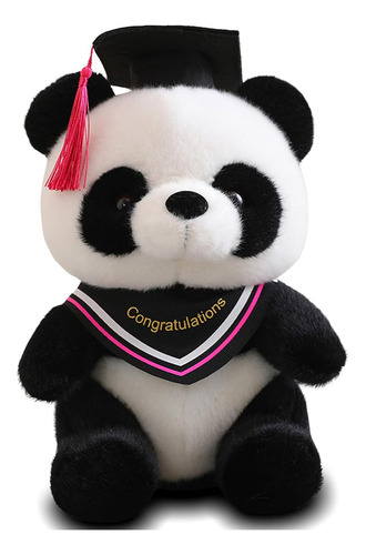 1pcs-peluche Panda De Graduación, Regalo De Graduación-26cm