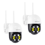 Kit 2 Cámaras De Seguridad Vigilancia Gadnic Visión Nocturna