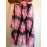 Ruana Burberry Rosa Pashmina Invierno 