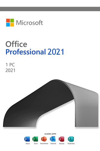 Herramientas Office 2021 Prof. -- Licencia Digital