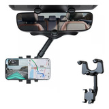 Suporte Para Celular Universal Espelho Retrovisor Carro 360°