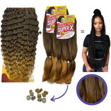 Kit Cabelo Gypsy Fulani  Trança Cacheado Orgânico +brindes