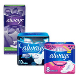 Always Suave Toallas Femeninas Nocturnas Extra Largas 10 Uds