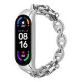 Correa De Reloj De Acero Inoxidable Para Xiaomi Mi Band 6/5