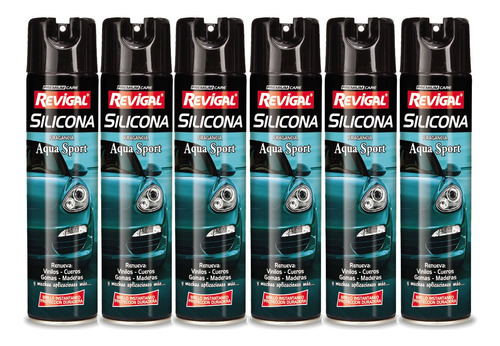 Silicona Aromatizada Fragancia Aqua Sport Pack X6 Revigal