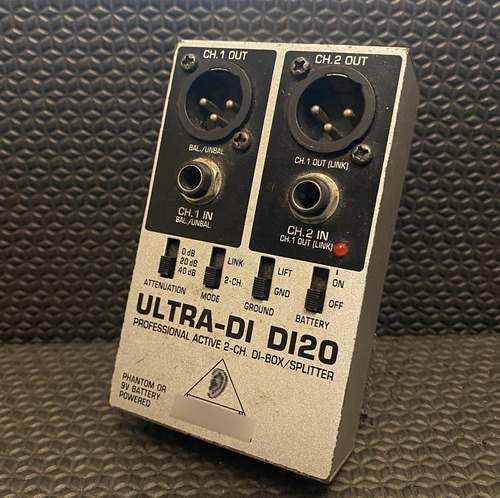 Direct Box Behringer Di20 Ativo 2 Canais - Fotos Reais!