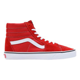 Zapatillas Vans Sk8 Hi Red/true White Unisex - Big Buey