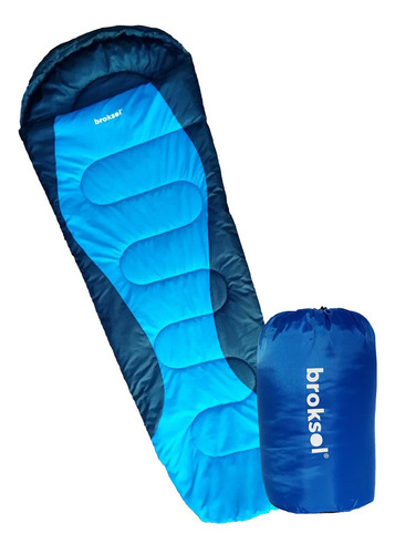 Bolsa De  Dormir Broksol Olivo 250 Camping Termica 0° Carpa