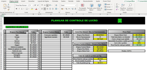 Planilha 100% Lucro | Quantos Produtos Devo Vender Por Mês?