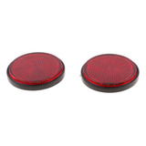 Reflectores De Motocicleta Atv Dirt Bike Rojo