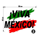 Vinil Adherible Decorativo Viva México Patrio Septiembre